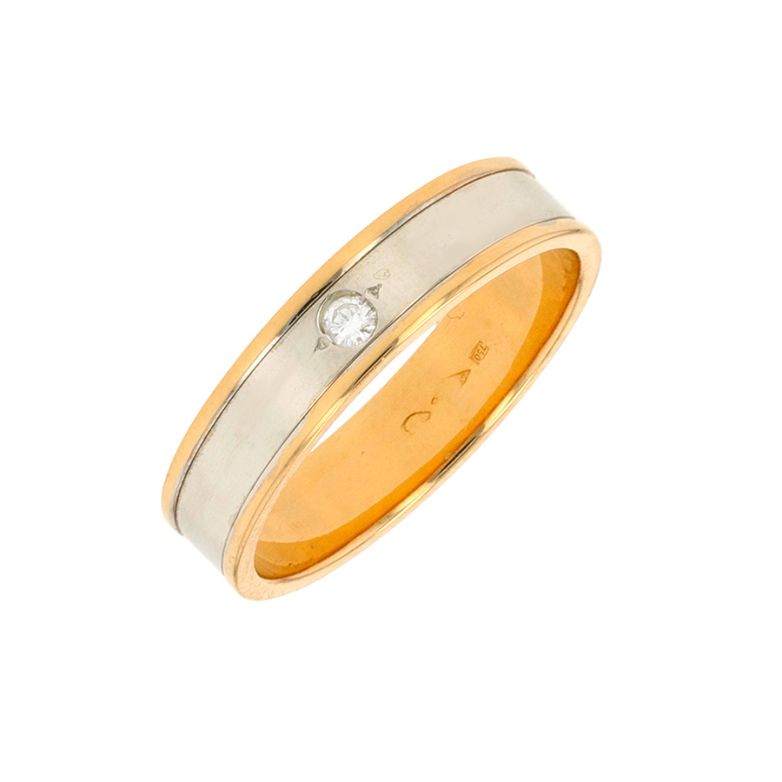 Alliance diamant 0.06 carat 2 ors 5.12g Comme neuf -  reconditionné disponible sur Gemme Les Bijoux